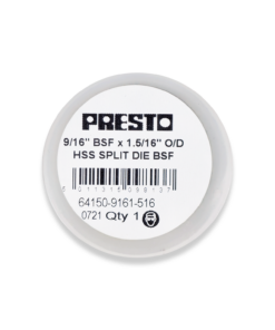 Presto UK 9/16" x 16tpi BSF HSS Die