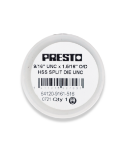 Presto 9/16 UNC HSS Circular split die