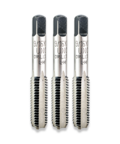 9/16" x 12tpi TAPS SET UNC LEFT HAND THREAD