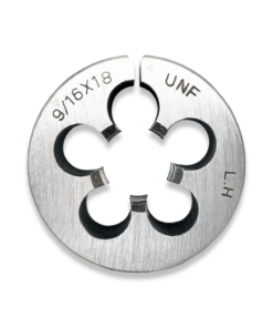 9/16"  x 18tpi SPLIT DIE, UNF LEFT HAND