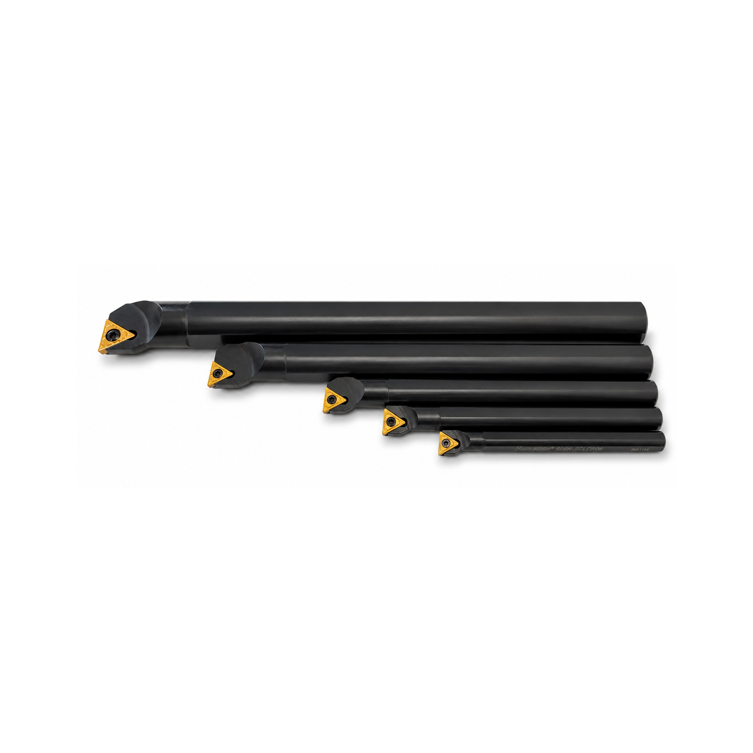 5PC INDEXABLE LATHE BORING BAR SET TCMT 8 - 20MM - Image 3