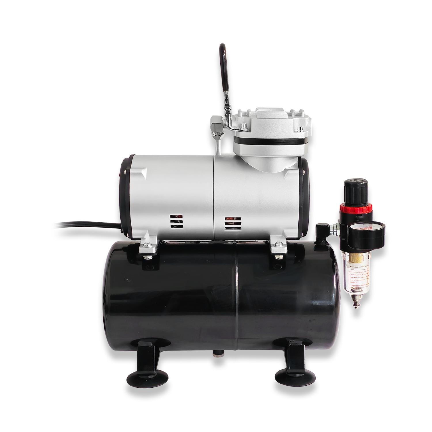 PISTON COMPRESSOR WITH AIR TANK (FOR AIRBRUSHES ETC) - Image 2