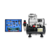 AIRBRUSH TANK COMPRESSOR KIT 280K ART CRAFTS PAINT SPRAYING MODEL MAKING