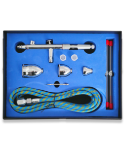 Alternative view of BD-183K Professional Double Action Airbrush "with needles/nozzles"
