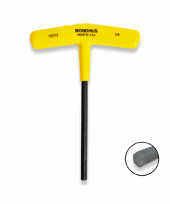 BONDHUS 1/4″ T-Handle 6″ Hex Driver 15212BON