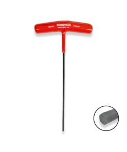 BONDHUS 2.5mm T-Handle 6″ Hex Driver 15254
