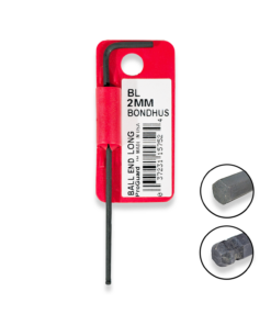 BONDHUS 2mm Allen Key Ball End Hex Long Arm 15752