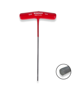 BONDHUS 2mm T-Handle 6″ Hex Driver 15252
