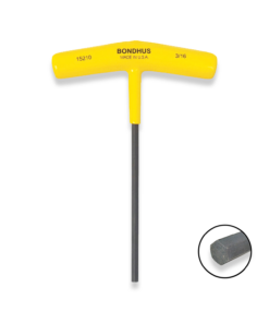 BONDHUS 3/16″ T-Handle 6″ Hex Driver 15210BON
