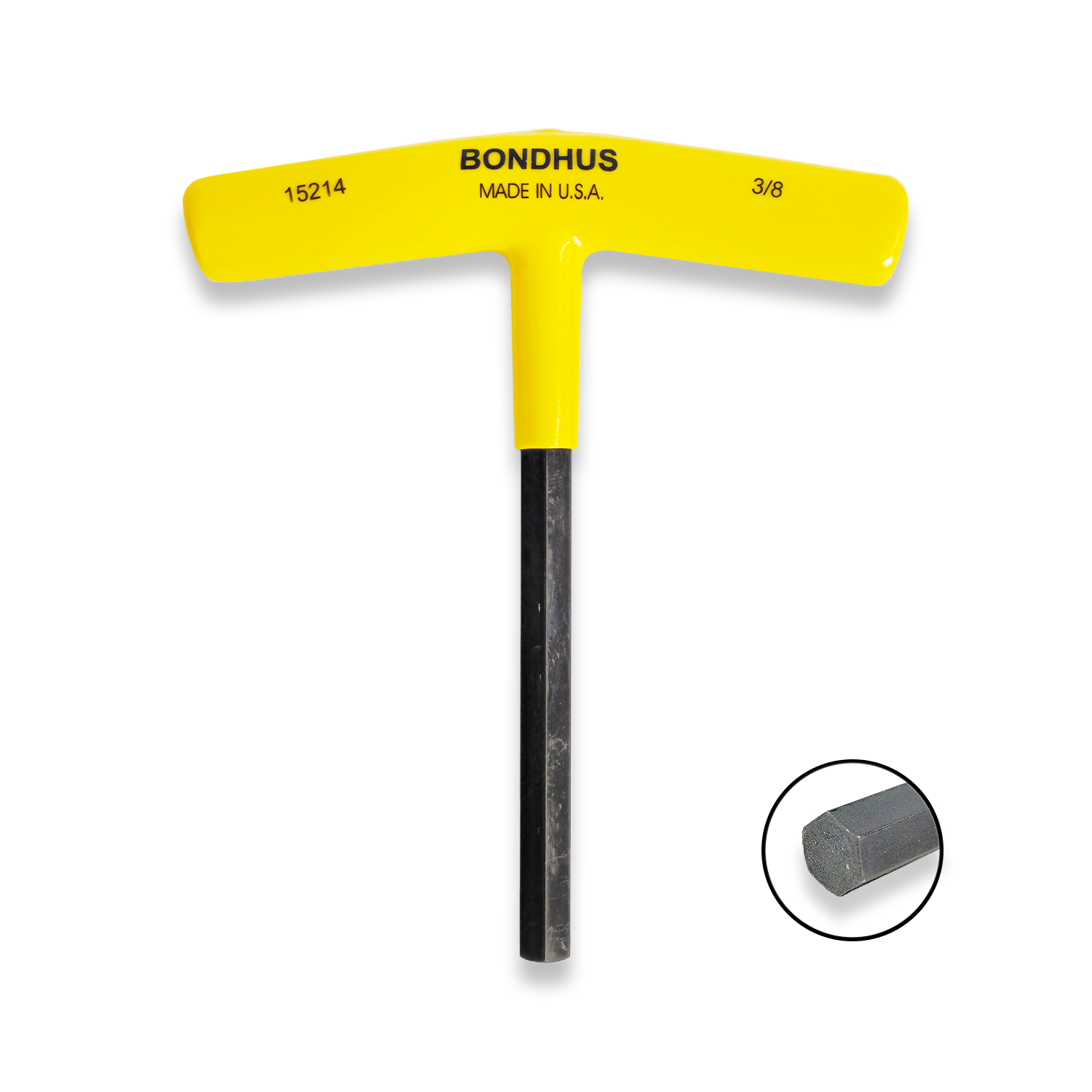 BONDHUS 3/8" T-Handle 6" Hex Driver 15214BON