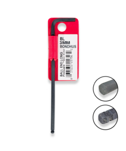 BONDHUS 3mm Allen Key Ball End Hex Long Arm 15756
