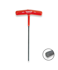 BONDHUS 3mm T-Handle 6″ Hex Driver 15256