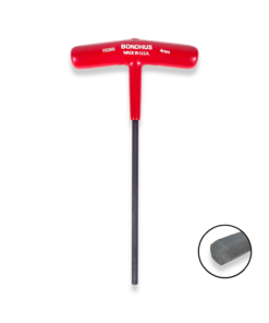 BONDHUS 4mm T-Handle 6″ Hex Driver 15260