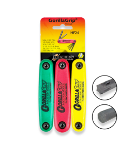 BONDHUS Gorilla Grip Hex Fold Up Allen Key Sets Metric, Imperial & Torx 12533