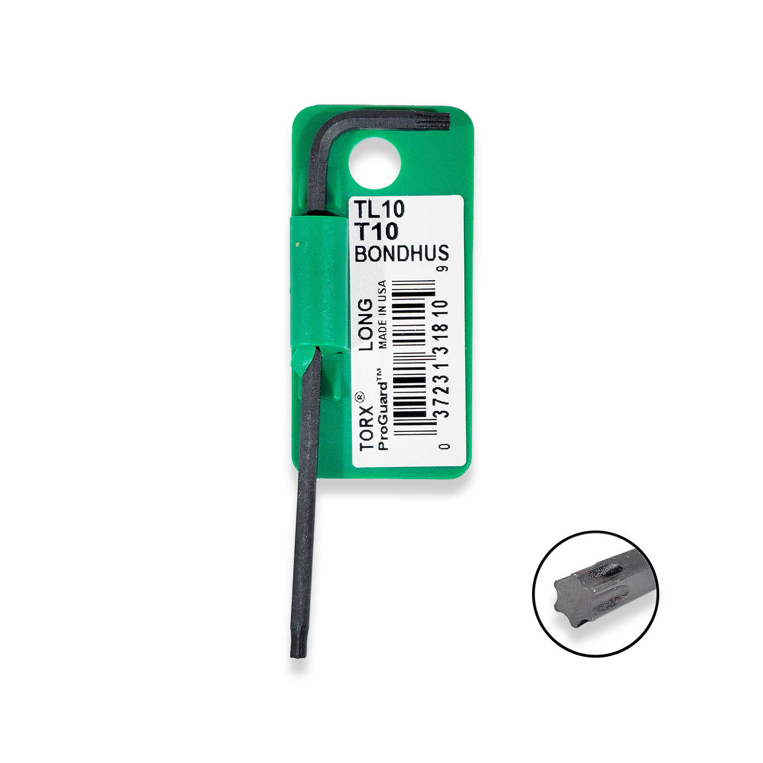 BONDHUS T10 Long Arm Torx 10 Allen Key 31810