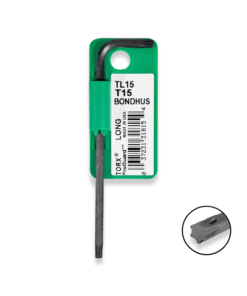 BONDHUS T15 Long Arm Torx 15 Allen Key 31815