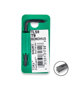 BONDHUS T9 Short Arm Torx 9 Allen Key 31709