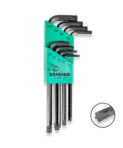 BONDHUS Torx Key Set 8pcs TX9-TX40 TLX8 31834