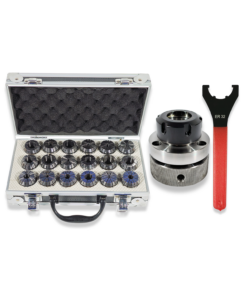 BOXFORD ER32 COLLET CHUCK SET 3-20MM COLLETS CHUCK SPANNER 1-1/2" X 8