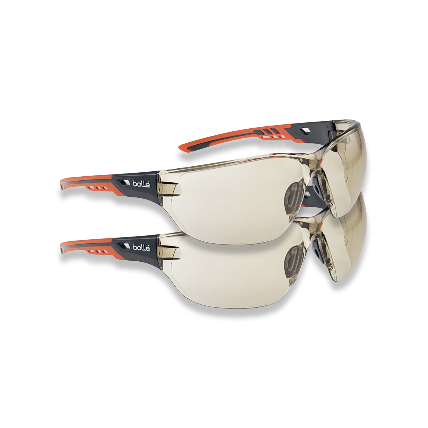 Bolle Ness+ Safety Glasses - NESSPCSP - Eye Protection x 2 Pairs