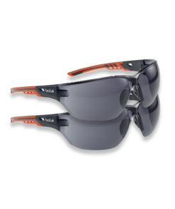 Bolle Safety Glasses Ness+ NESSPPSF Anti Scratch Anti Fog Smoked Lens x 2 pairs