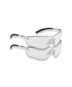 Bolle Safety Glasses Silum Range SILPSI Clear Lens Anti Mist x 2 pairs