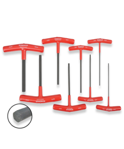 Bondhus T-Handle 6″ Hex Allen Key/Driver Set 8pcs Metric 2mm-10mm HTX80M 15287BON