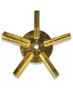 Brass Clock Winding Spider Key even numbers