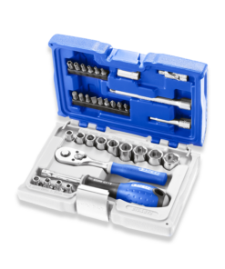 Britool Expert by facom 1/4" socket set accessory set 34pc ratchet E194672
