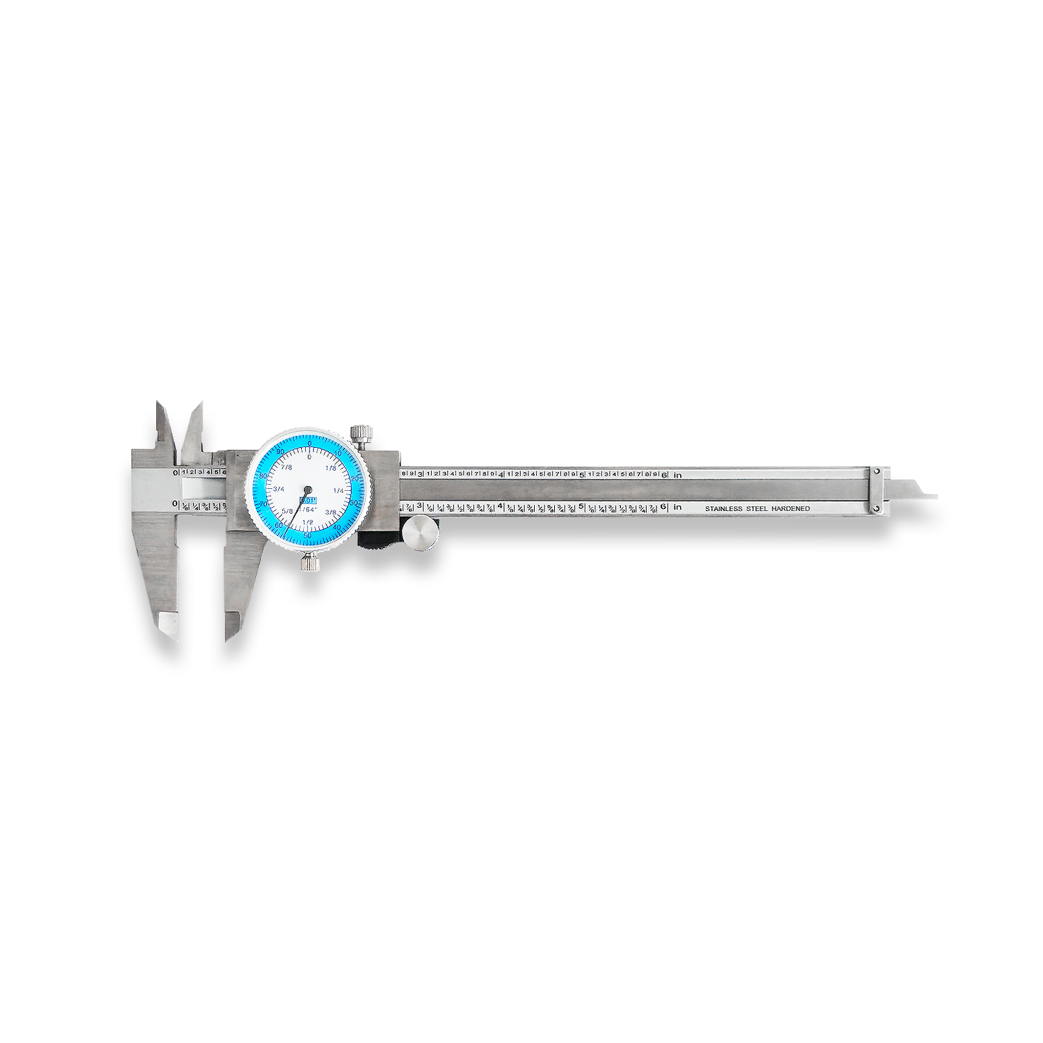DIAL FRACTION CALIPER 0-6" IMPERIAL 0.01" / 1/64"