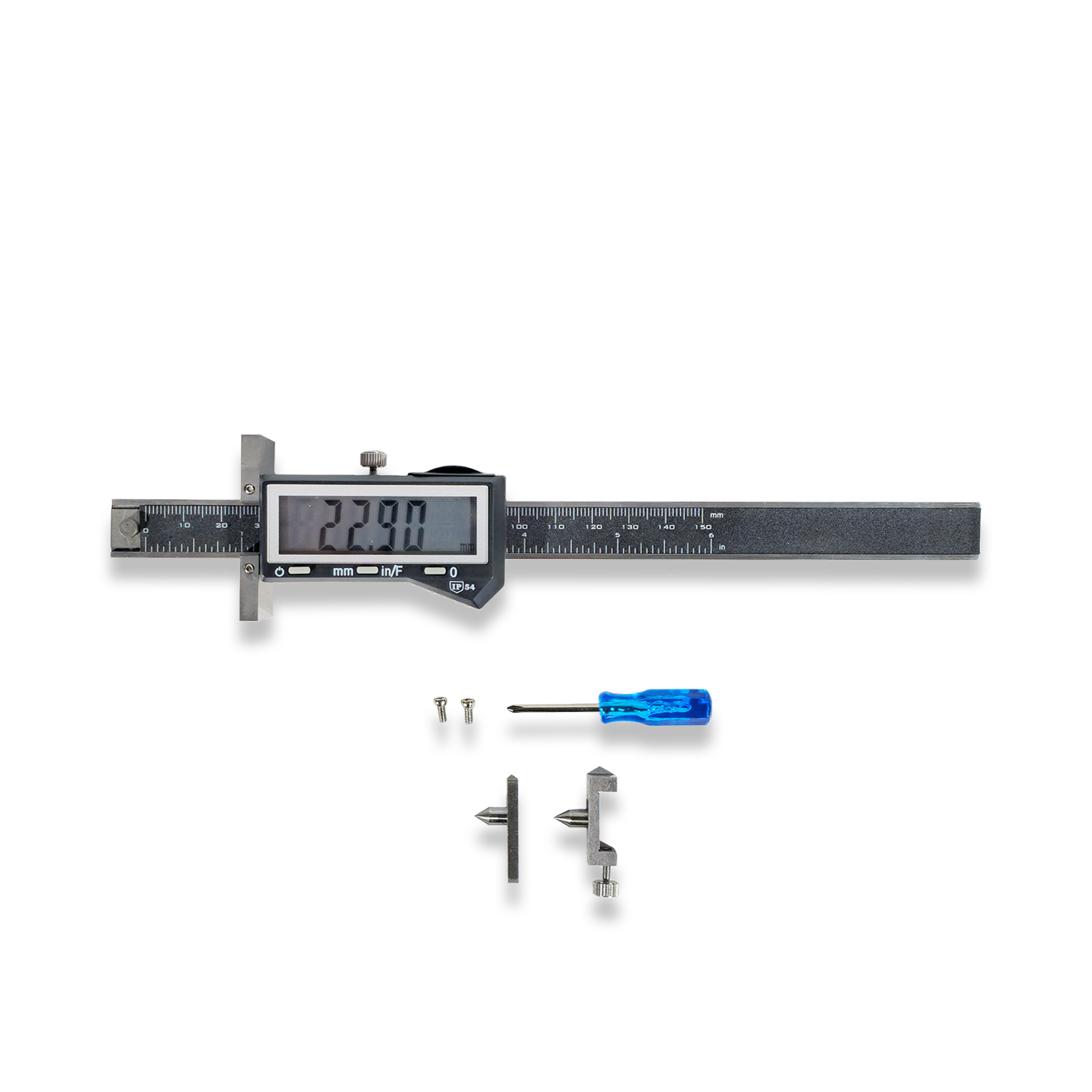 DIGITAL MARKING GAUGE MM IMPERIAL FRACTION 0-150MM/0-6"