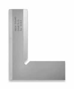 DOUBLE SIDED BEVELLED EDGE SQUARE 50 x 40MM PRECISE MEASURING MARKING