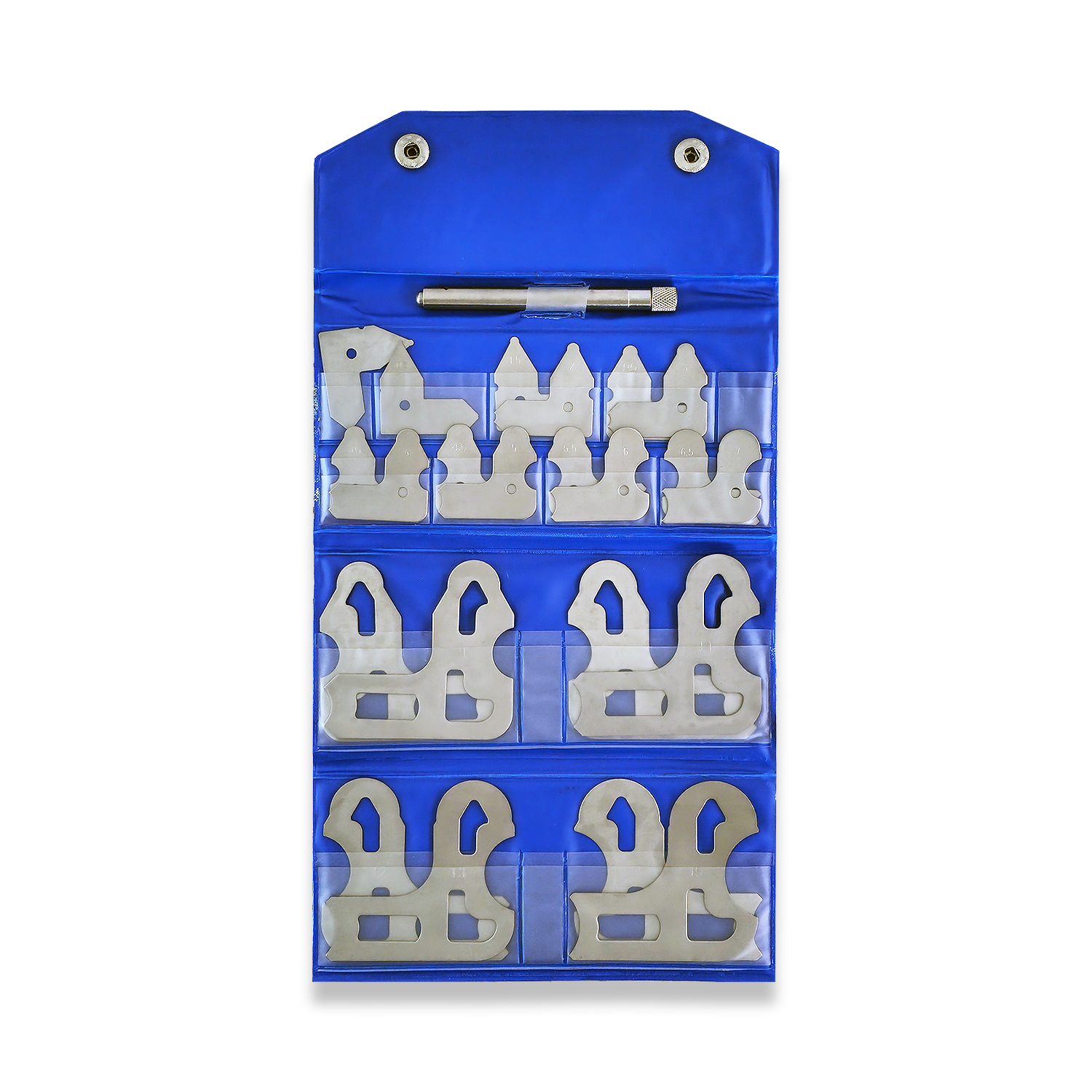 Dasqua 22pc Radius Gauge set 0.5-15 with Holder 1352-2005