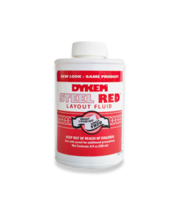 DYKEM Engineers Steel Red Layout Fluid 8oz | 236ml Bottle With Brush In Cap 80496