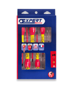 Britool Expert by Facom E160910 6pc screwdriver set slotted insulated Phillips® - Image 2