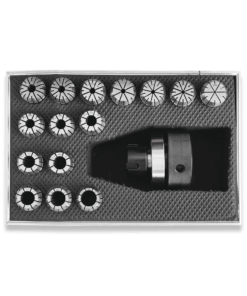 Alternative view of ER25 2PC COLLET CHUCK MYFORD THREAD WITH FULL COLLET SET