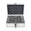 SET OF ER25 COLLETS 1-16MM 15PC SET IN STORAGE CASE RDGTOOLS