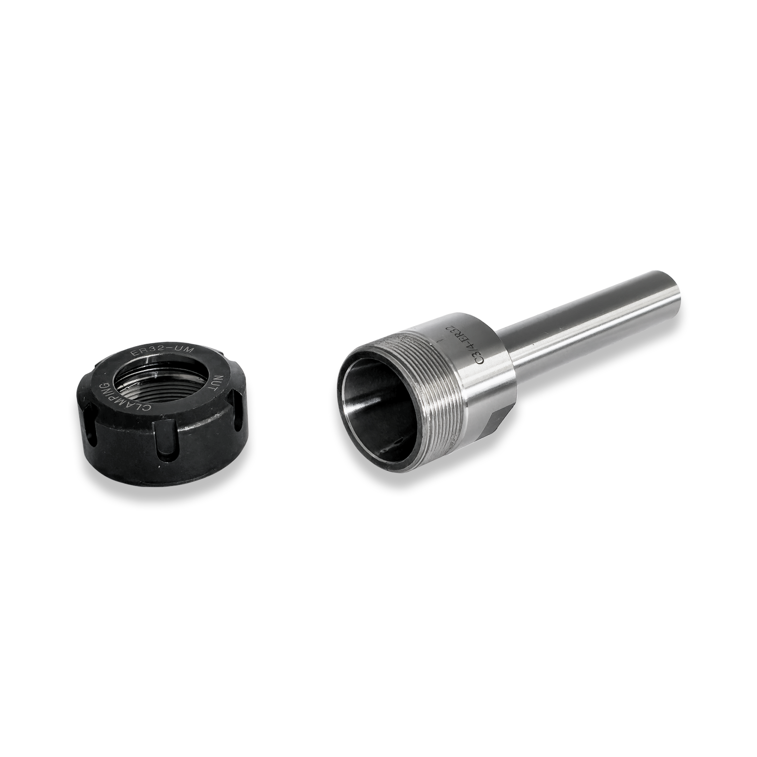 ER32 COLLET CHUCK 3/4" STRAIGHT SHANK 100MM LONG 12MM DRAWBAR THREAD RDGTOOLS - Image 3