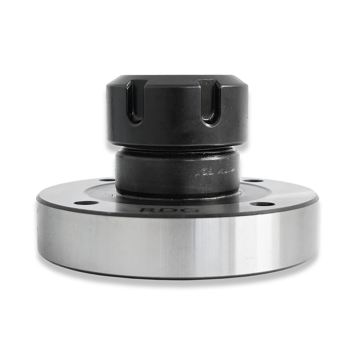 ER32 COLLET CHUCK WITH BASE PLATE FOR ROTARY TABLE 4 HOLES - Image 3