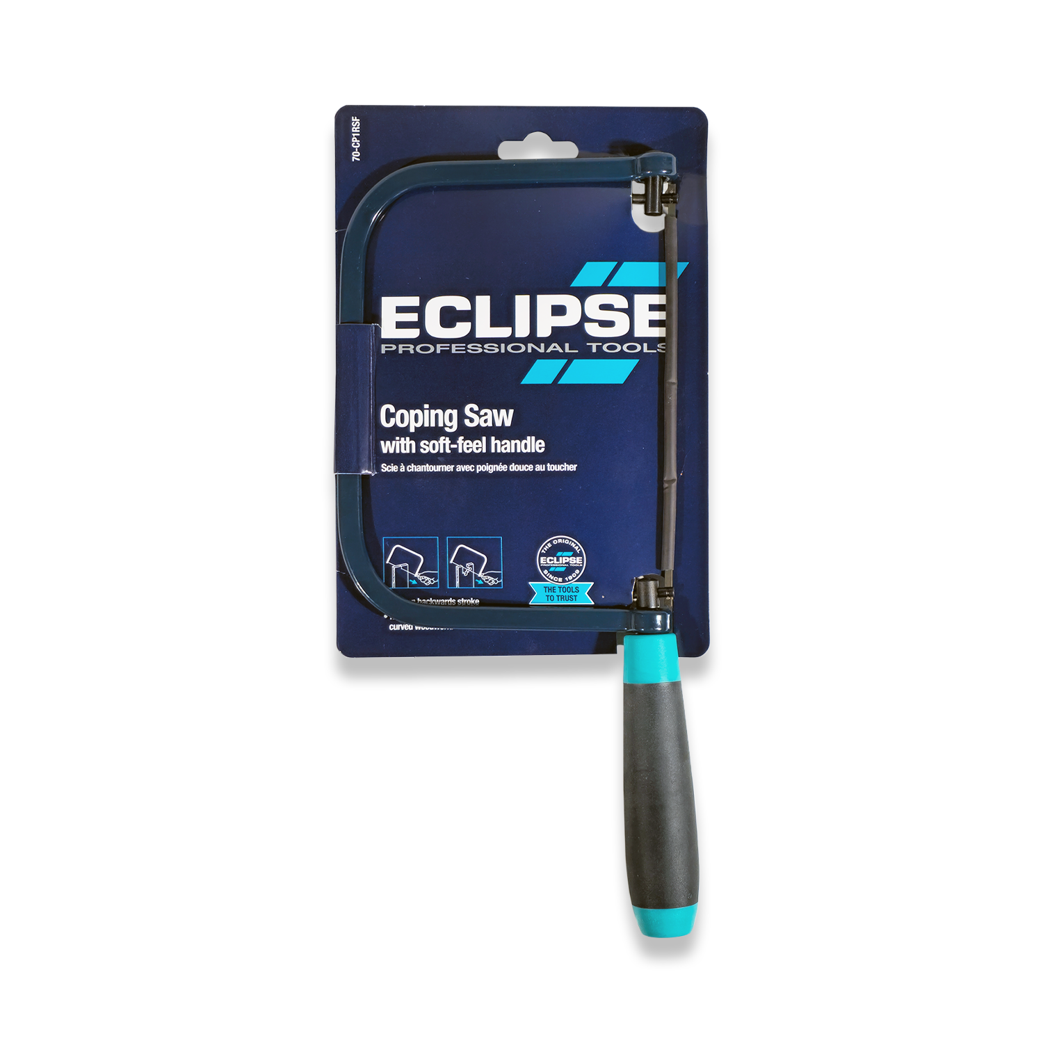 Eclipse Coping Saw With Soft Feel Handle 70-CP1RSF