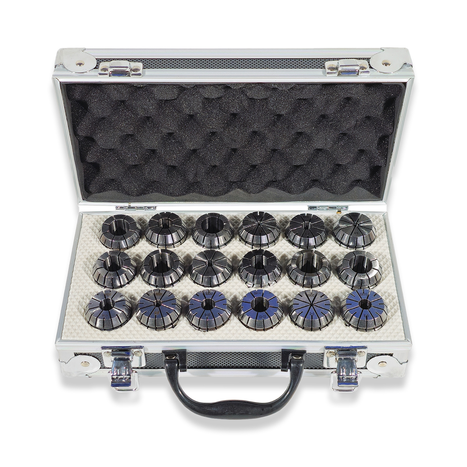 Full set ER32 collets 18pc (2-20mm) - RDG Tools