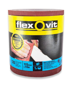 Flexovit Pro By Norton High Performance Sandpaper Roll 115mm x 10m 120 Grit