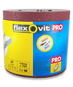 Flexovit Pro By Norton High Performance Sandpaper Roll 115mm x 10m 60 Grit