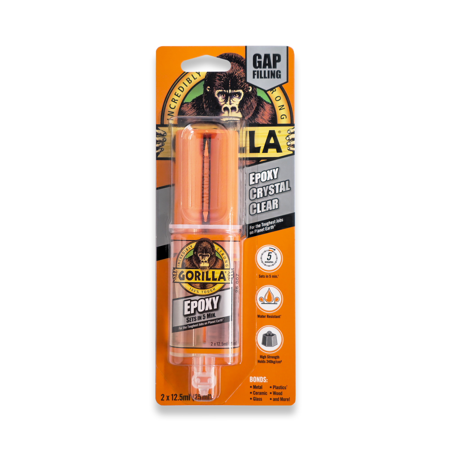 CRDP×DGNリキッド 1ml Gorilla Glue #4 Gorilla Glue Epoxy 25ml Two-Part Syringe 6044001 - RDG Tools