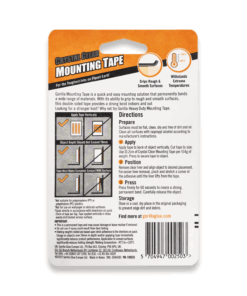 Alternative view of Gorilla Crystal Clear Mounting Tape 25mm x 1.5m Roll 3044101