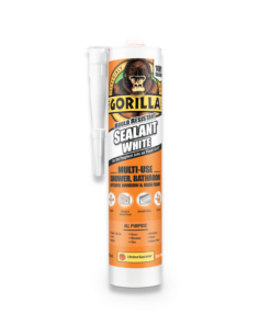 Gorilla Sealant WHITE Silicone 295ml Cartridge 1144011