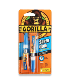 Gorilla Super Glue 2 x 3g Tubes With Anti-Clog Cap 4044101