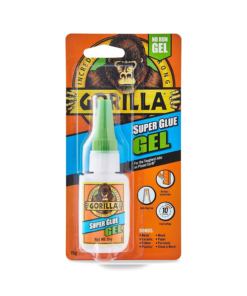 Gorilla Super Glue Gel 15g Tube With Anti-Clog Cap 4044401