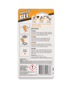 Alternative view of Gorilla Super Glue Gel 15g Tube With Anti-Clog Cap 4044401