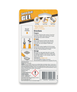 Alternative view of Gorilla Super Glue Gel 2 x 3g Tubes With Anti-Clog Cap 4044601